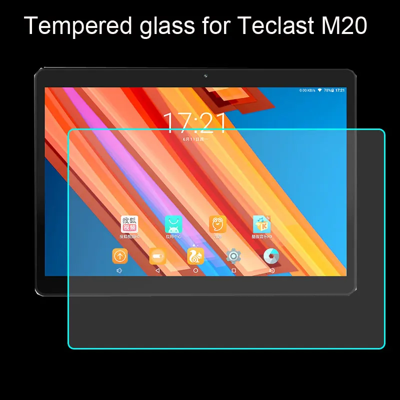 

Tempered Glass Screen Protector For Teclast M20 M30 T30 T10 T20 T8 8.4 X10HD X10H X10 10.1 Tablet Protective Film Guard