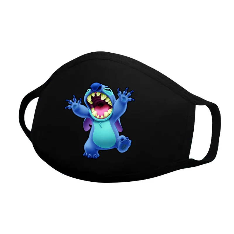 Мультипликационная Зимняя Маска для лица Disney хлопковая Пылезащитная