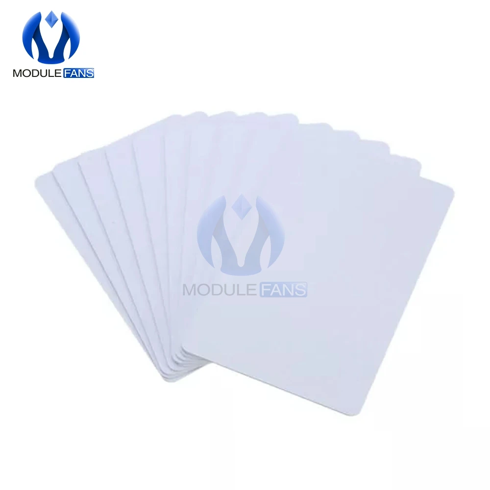 10PCS IC Card Changeable 13.56MHz NFC Smart Tags For 1K S50 RFID ISO14443A Arduino | Электронные компоненты и
