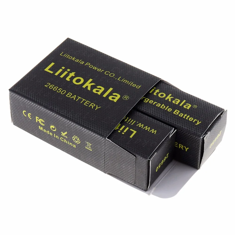 Аккумулятор LiitoKala 3 7 в 26650 мА 26650-50A 20 А | Электроника