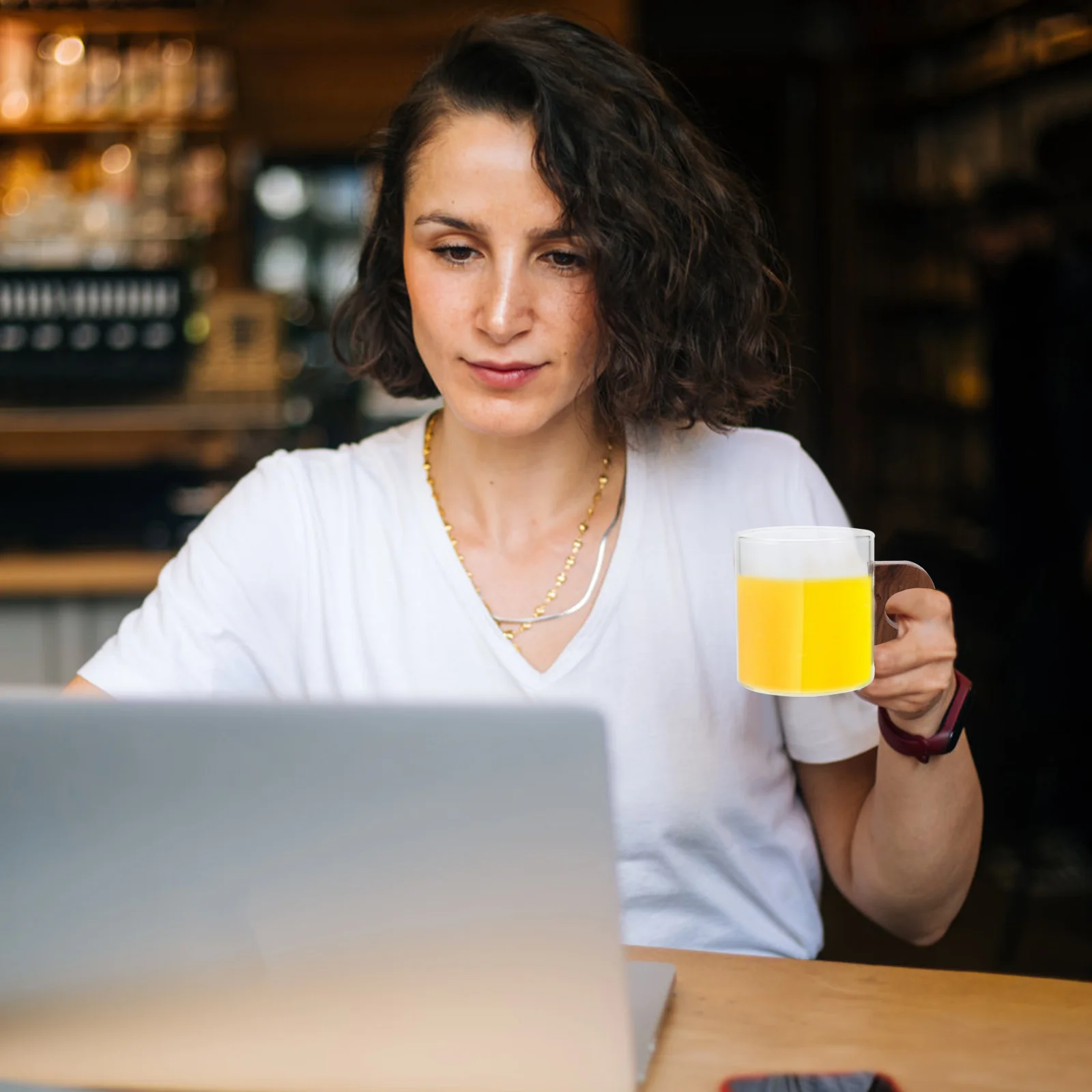 1 шт. стеклянная кофейная кружка изысканная чашка модная чайная красивая | Дом и