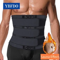 ybfdo waist trainer slimming body shaper slim belt for men tummy control modeling strap belly control cincher trimmer girdle