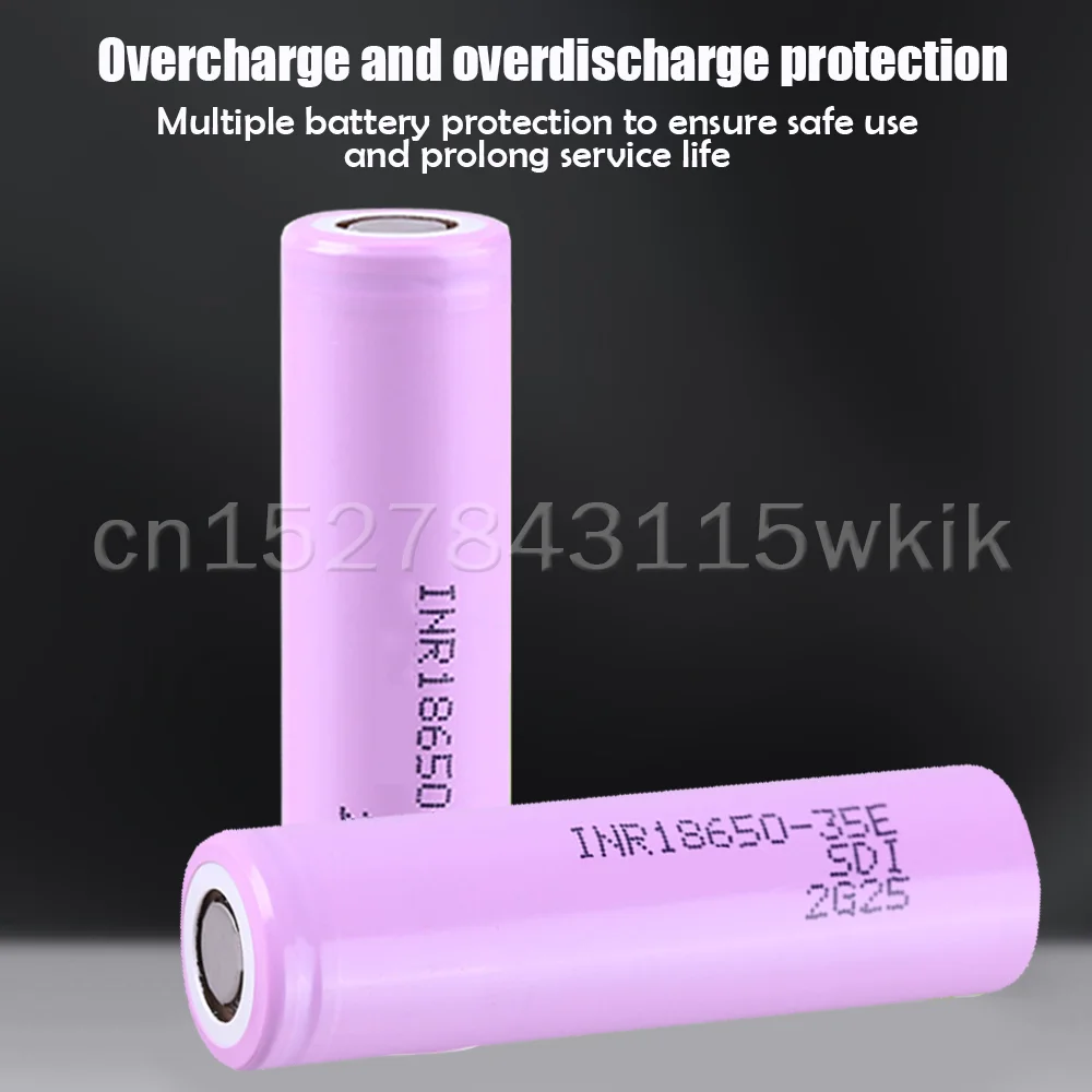 Литий ионный перезаряжаемый аккумулятор для samsung 35e фонарика электронной