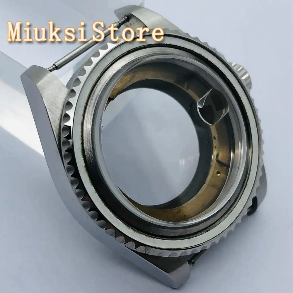 Bliger 43 мм стерильный чехол сапфировое стекло Прозрачный для задней панели fit ETA 2836