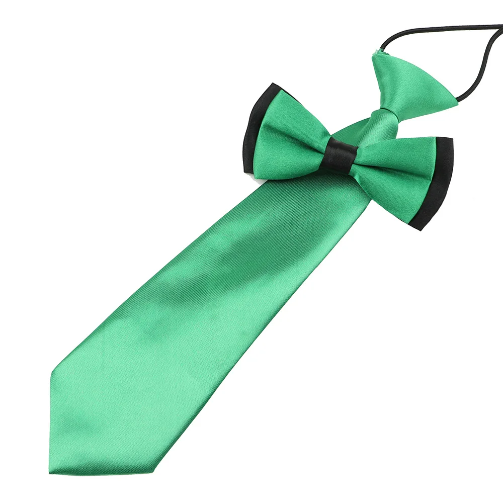 

Boy's bow suit, solid color accessories with lace and lace