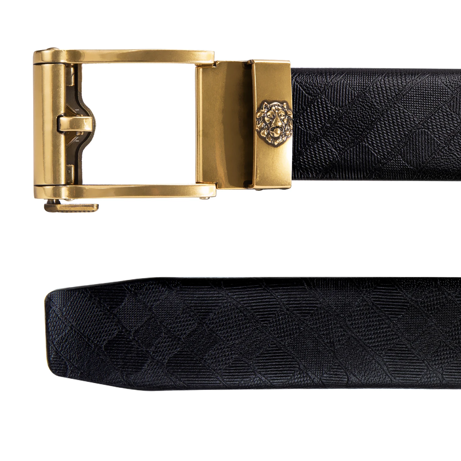 Мужской ремень из натуральной кожи с автоматической пряжкой|Мужские ремни| |