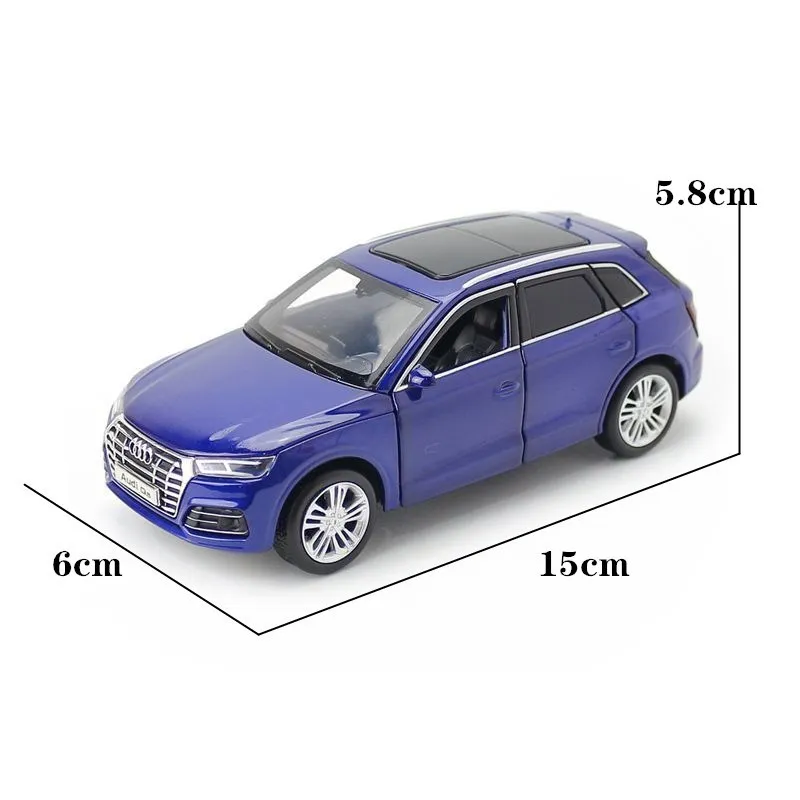 1/32 Новинка Audi Q5 SUV литая модель металлический Автомобиль звуковая светильник вая
