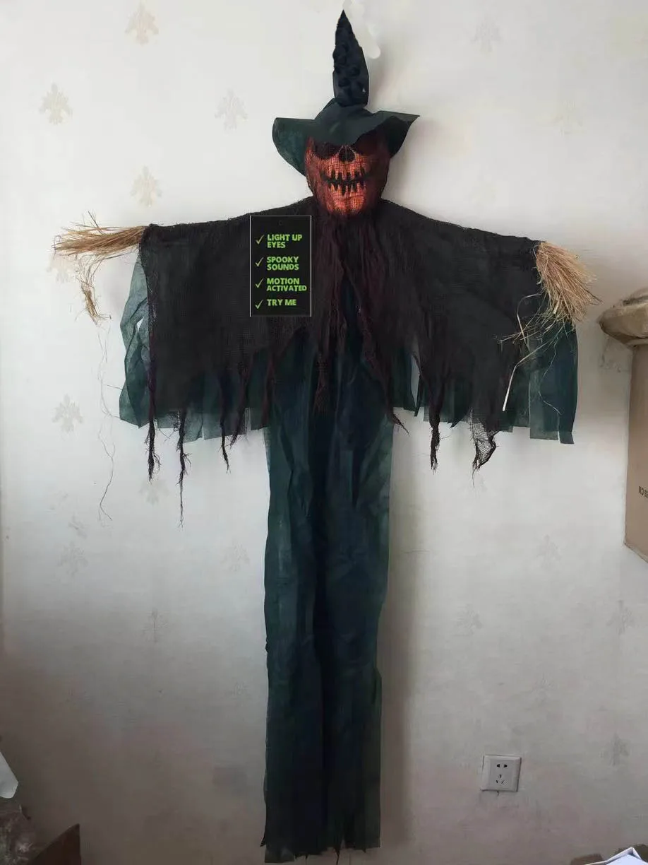 

5ft hanging skeleton doll pumpkin ghost Halloween Decoration