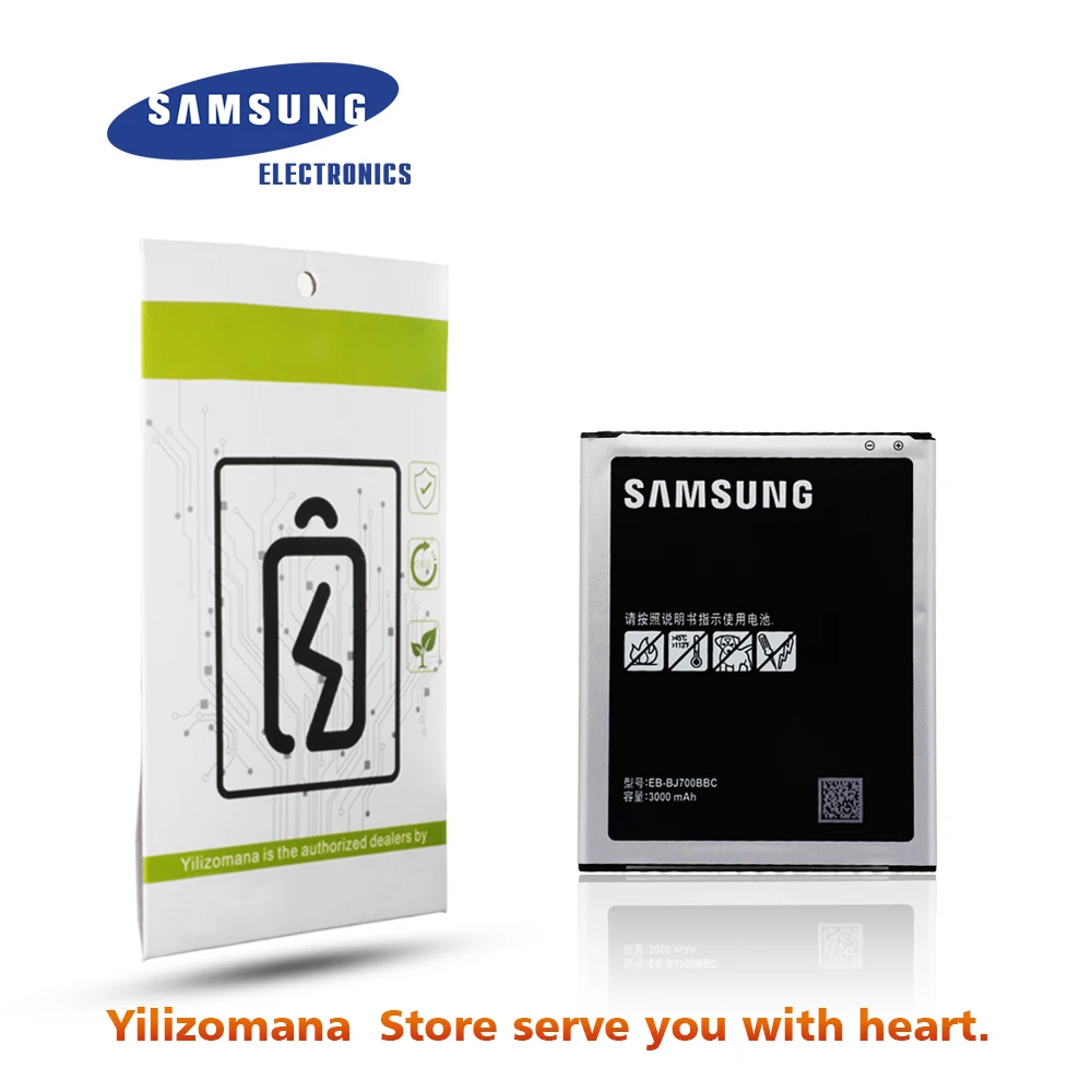 Оригинальная батарея samsung EB-BJ700BBC 3000 мА/ч, samsung Galaxy J7 J700 J700H SM-J700F J700M Замена батареи сотового телефона