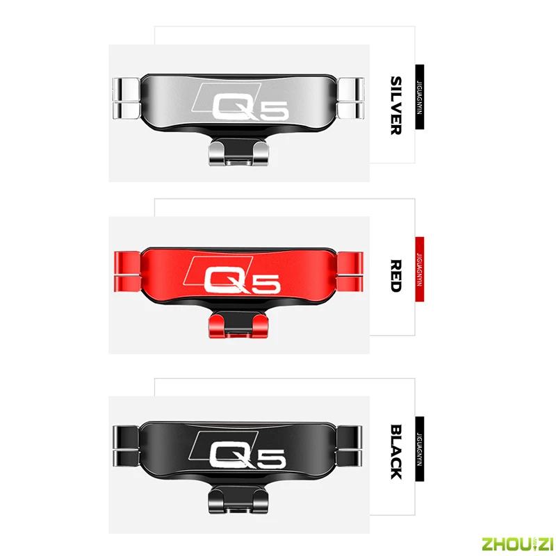 

Car Mobile Phone Holder Special Air Vent Mounts Stand GPS Gravity Navigation Bracket For Audi Q5 2010-2018 Car Accessories