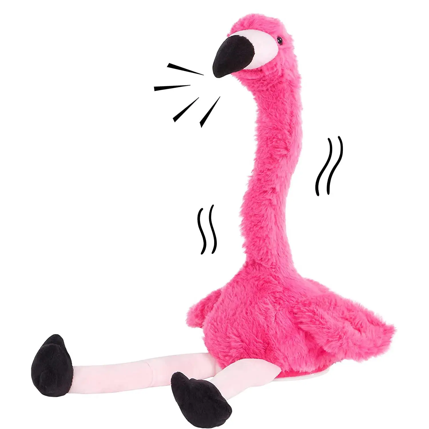

Flamingo Plush Dancing Toy Electric Flamingo Stuffed Toy Talks and Dancing Animal Toys Git for Kids