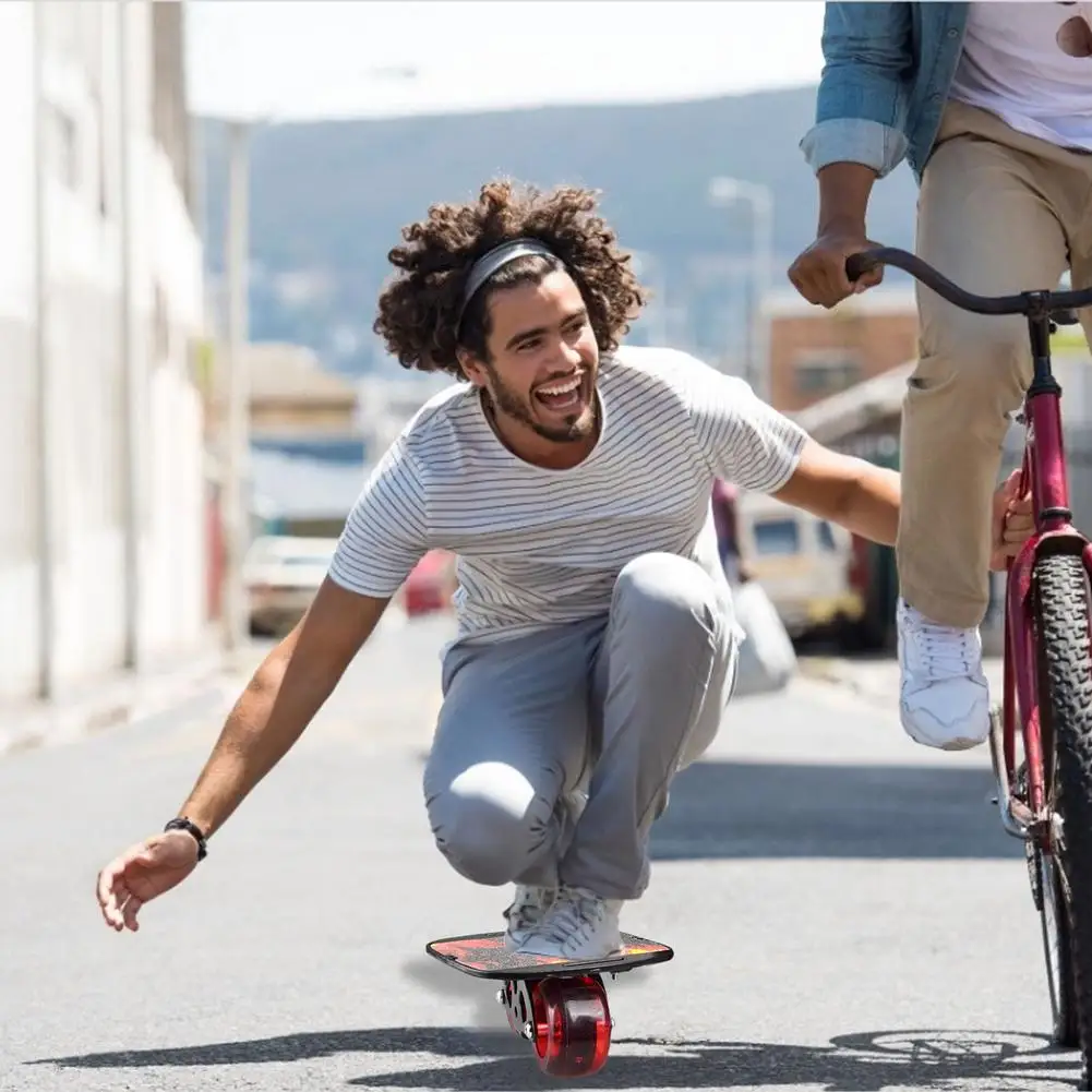 

Drift Skates Plates Waterproof Non-slip PU Flashing Wheel Drift Board Split Skateboard For Road Drifting And Exercise