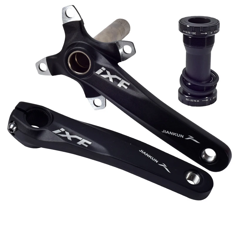 

104BCD MTB Road Bike Cranks Chainwheel Aluminum Alloy Mountain Bicycle Crankset With Bottom Bracket Cycling Bike Accessories