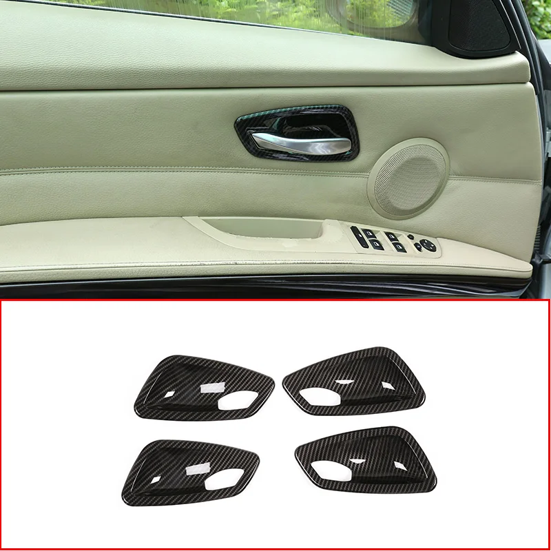 4 шт. автомобильные аксессуары из углеродного волокна для BMW E90 3 серии 2005