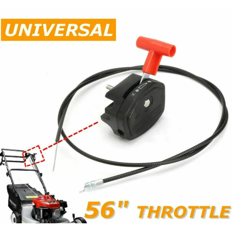 Throttle Cable Universal 56" Lawn Mower Switch Lever Control Handle Kit for Lawnmower | Инструменты
