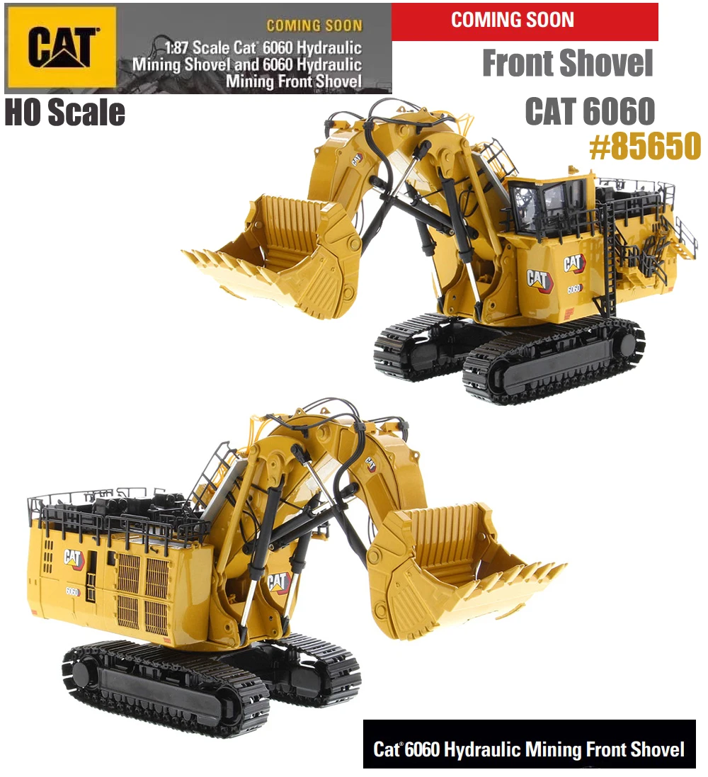 

New DM Caterpillar 1/87 Cat 6060FS Hydraulic Mining Shovel HO Scale By Diecast Masters #85650 for collection gift toys