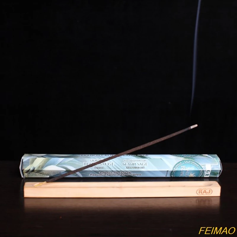 

1Box Indian White Sage Pure Natural Handmade Sticks Aromatherapy Incense Tibetan