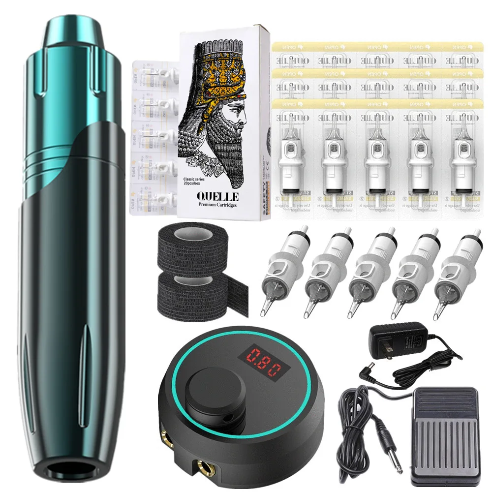 

Тату-машинка с педалью, 20 шт., для тату-машинки