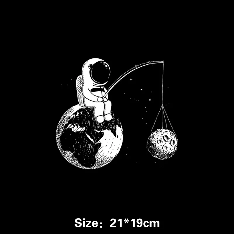 

Patches Appliqued Astronaut clothing decoration paste hot patch heat transfer clothing heat transfer sticker decorative