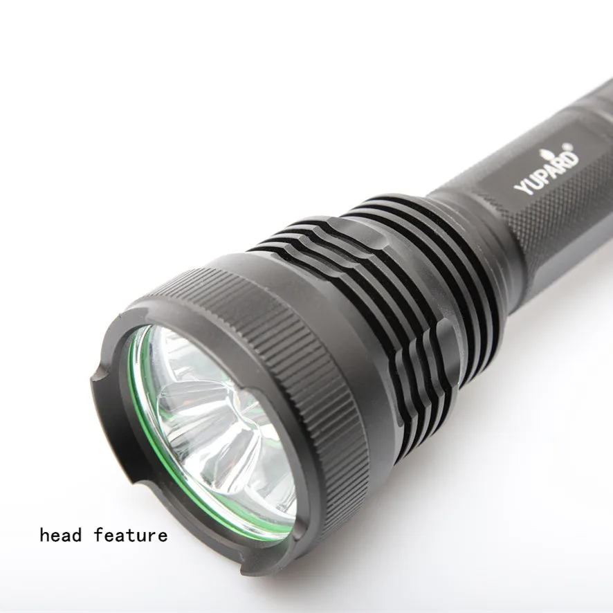 Barato Nuevo De Alta Potencia Poderosa Linterna LED 3 * XHP50 LED Linterna Táctica De Acampada Antorcha De La Luz De La Lámpara De Caza + 26650 Batería + Cargador