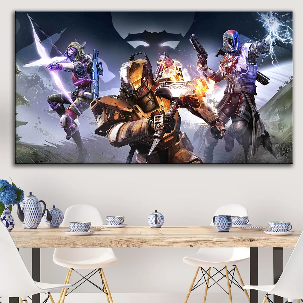 Картина на холсте для видеоигр Destiny 2 108*60 см 90*50 70*40 см|Рисование и каллиграфия| |