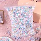 10 г 30 г Наполнитель из пенополистирола шарики DIY частицы снежной грязи аксессуары для бутылок слизи шарики мини 2-6 мм пенопластовые шарики для вечеринки декор из пенопласта