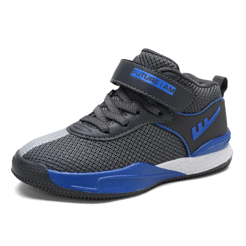 Баскетбольная обувь для мальчиков и девочек дышащие кроссовки из сетчатого