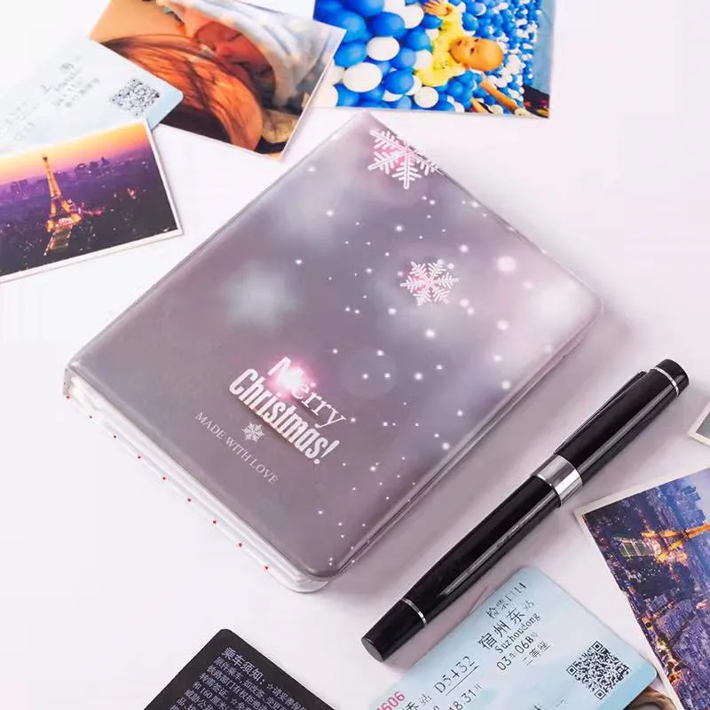 

mini 3 inch photo movie train ticket album for cards photocard holder instax collect book Christmas kpop protectors Child album