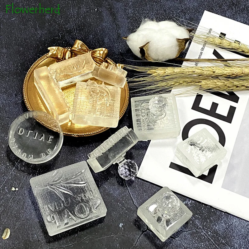 Печать для воска Рождественская печать в виде Санта-Клауса искусственного