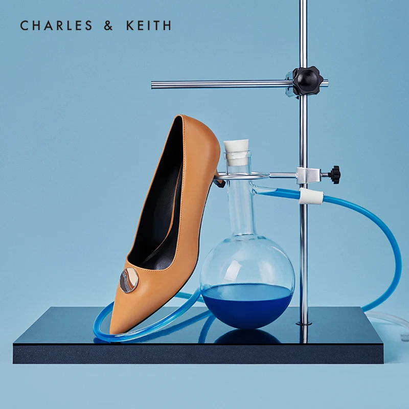 CHARLES＆KEITH Новинка на Весну 2020 CK1 61720032Женские туфли Острый Носок Сандалии с