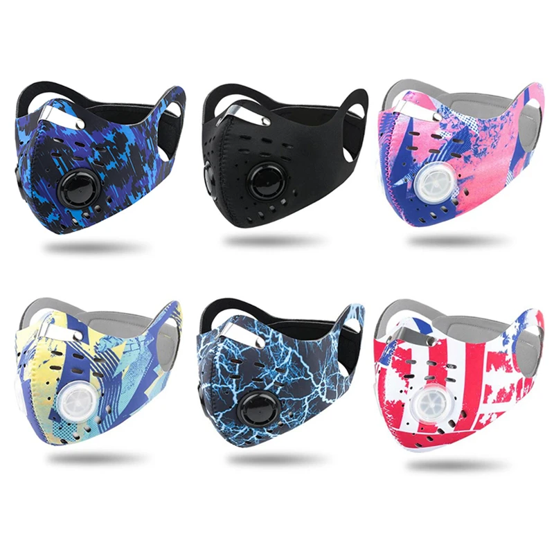 Уличные мужские женские велосипедные маски маска на половину лица против пыли