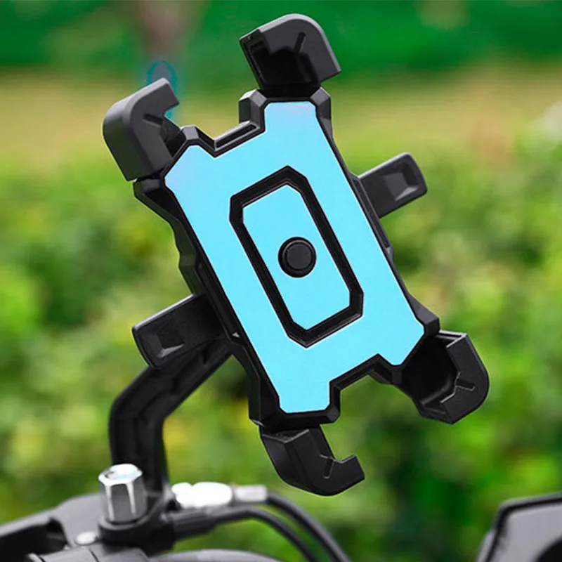 Rotatable Motorcycle Bick Phone Holder Bracket for Smartphone 4.8-6.8 Inches Bicycle Mobile Mount Navigation Universal Stand