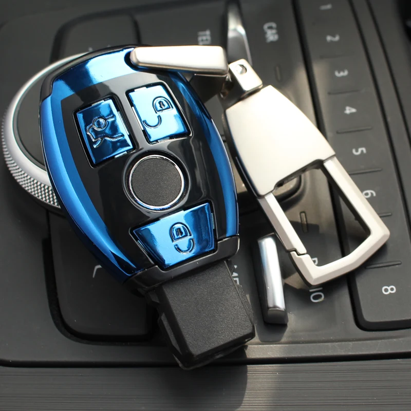 

ABS Auto New Car Styling Remote Key Shell Key Case Cover For Mercedes Benz C Class W205 GLC GLA C E G S M GL CLS CLK G Class