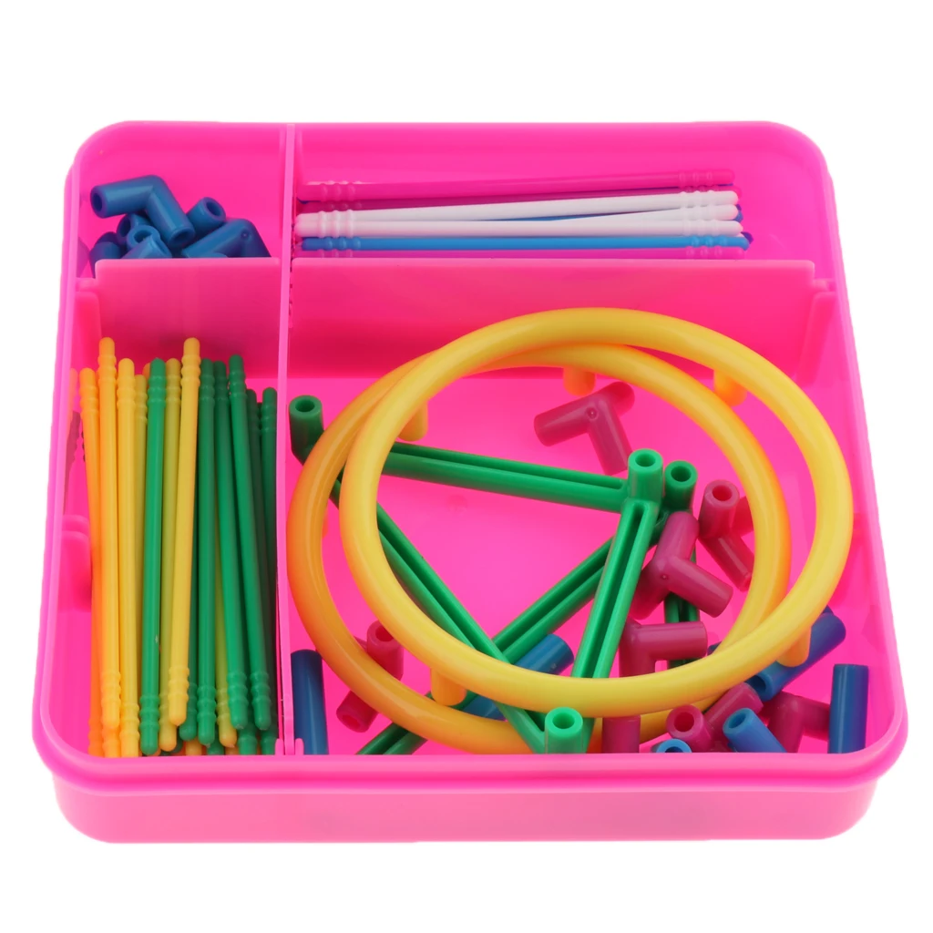 Детские Стволовые строительные игрушки красочные блокирующие пластиковые