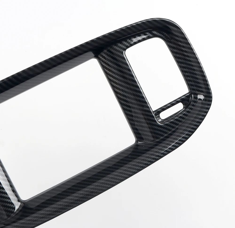 

Fit for Dodge Charger 2011-2020 Car Accessories Interior Decoration ABS Carbon Fiber Console GPS Navigation Panel Cover 1pcs LHD