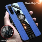 Чехол-накладка для Xiaomi Redmi Note 8 Pro, 8T, 7, 5 Plus, 8A, K20, с магнитным кронштейном