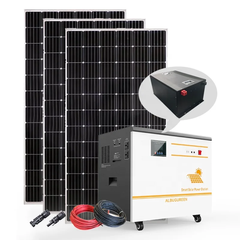 

5KW 10KWH Off Grid Home Solar Power System With Panel Completed Set