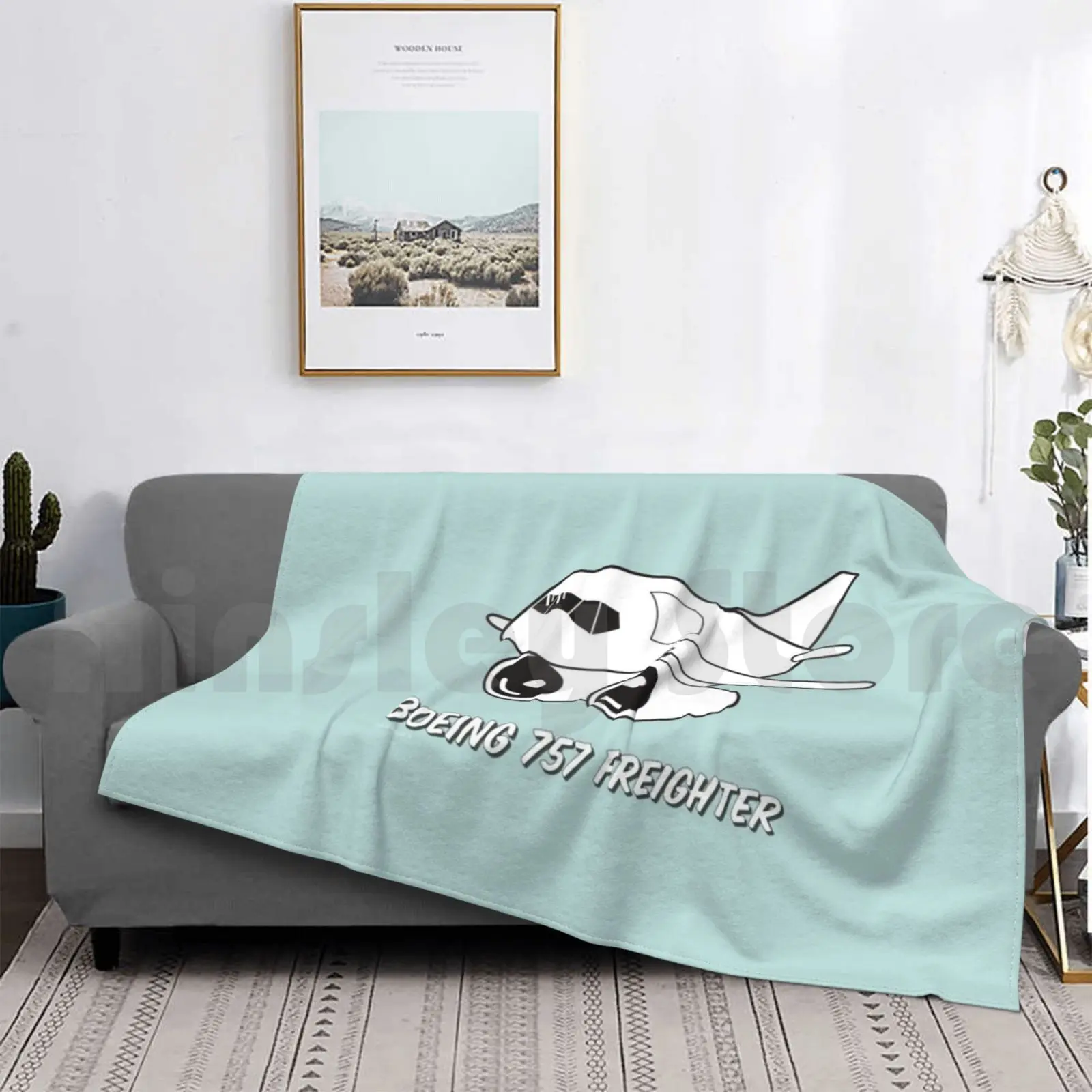 

Boeing 757 Freighter Blanket Fashion Custom Freight Cargo Pilots Boeing 757 Jet Fedex Ups Fedex Dhl Abx