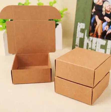 10 шт. размеров маленькая подарочная бумага крафт упаковочная коробка черная