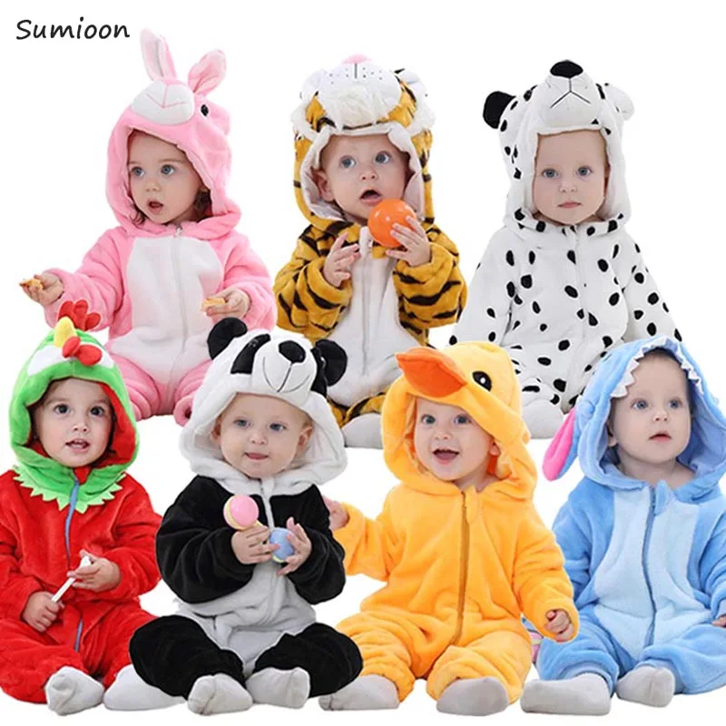 Милые детские комбинезоны одежда для мальчиков и девочек костюм новорожденных