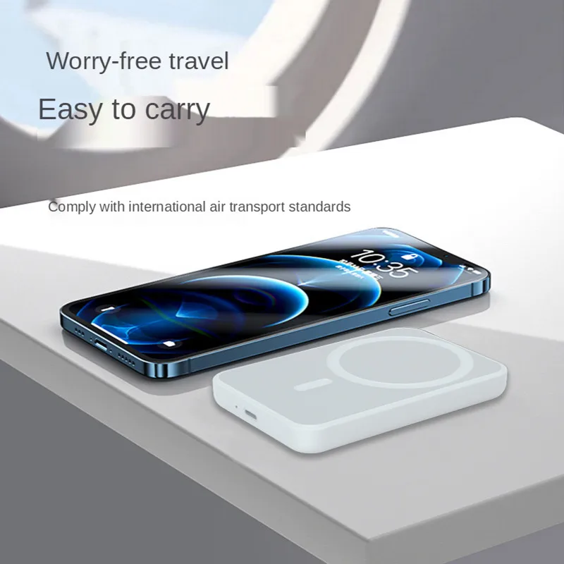 11 5000mah portable magnetic wireless power bank mobile phone external battery for iphone 13 12 13pro 12pro max mini powerbank free global shipping