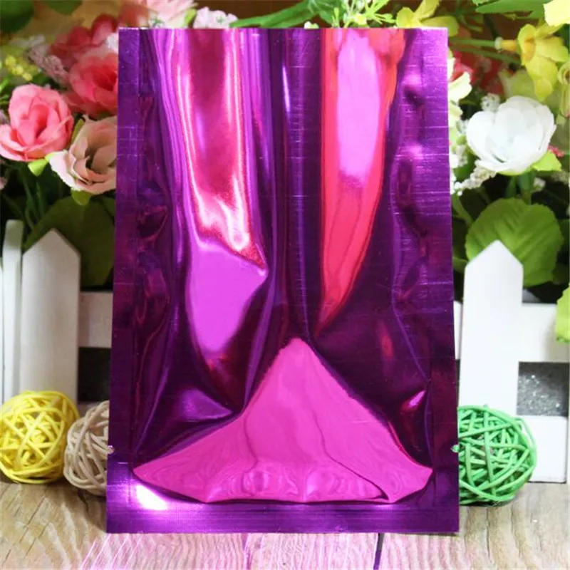 100 шт./лот вакуумная сумка из алюминиевой фольги с тепловым уплотнением для