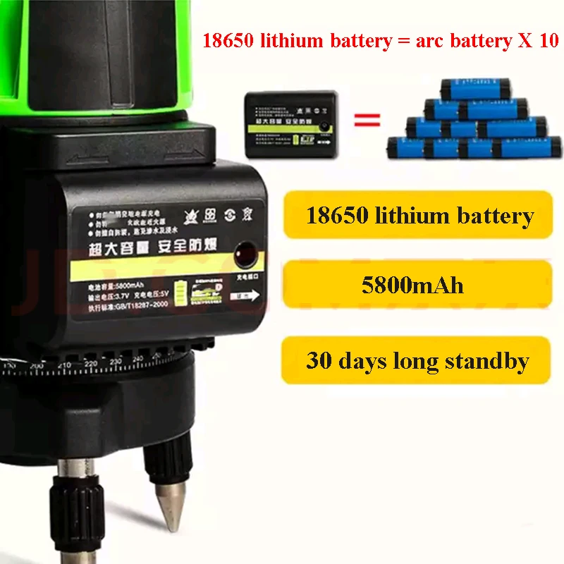 

3 Lines High precision laser leveler green self leveling(3) self leveling 3D self leveling laser level 360 Auto Self Leveling
