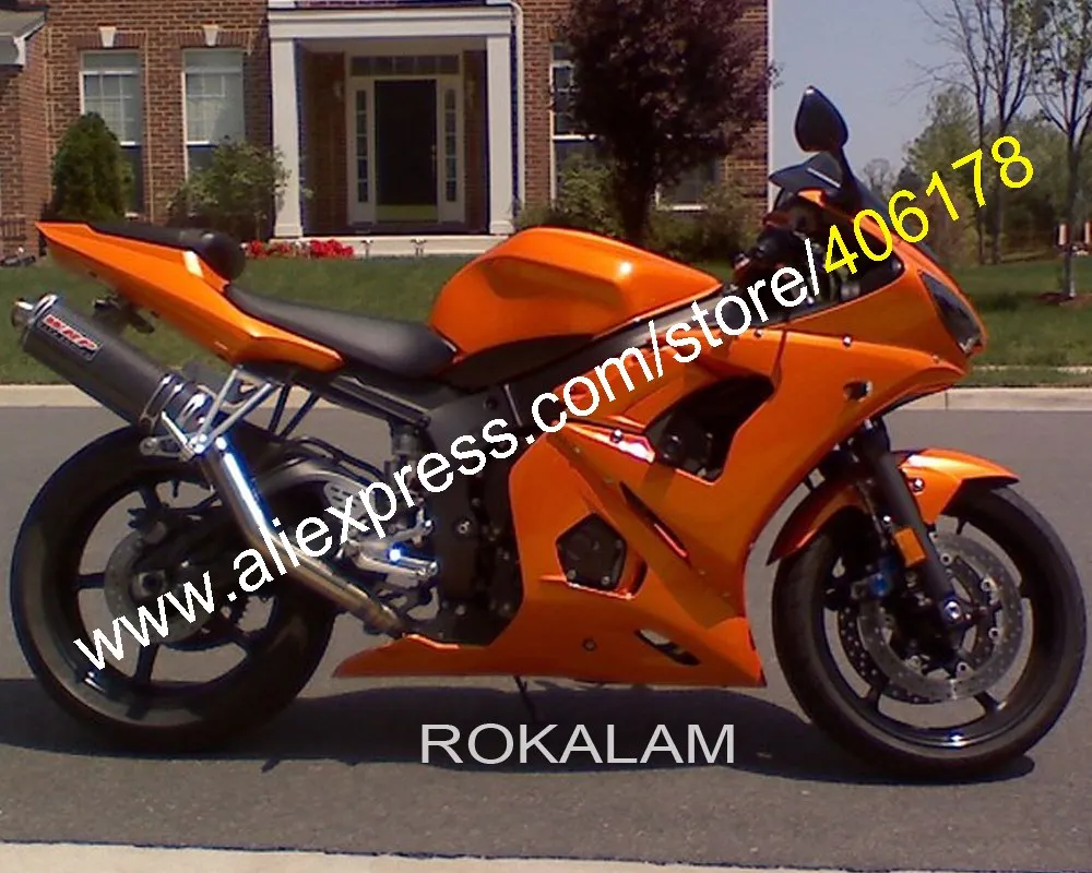 

Orange Fairing Kit For Yamaha 2003 2004 YZF-R6 YZFR6 03 04 YZF R6 YZF600 Bodywork Fairings (Injection Molding)
