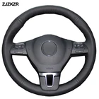 Автомобильный чехол на руль для Volkswagen VW Gol Tiguan Passat B7 Passat CC Touran Jetta Mk6 Stuurhoes Funda Volante Волан