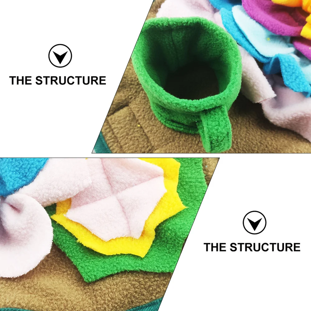 

1Pc Durable Pet Sniffing Blanket Creative Pet Feed Training Mat Slow Eating Mat