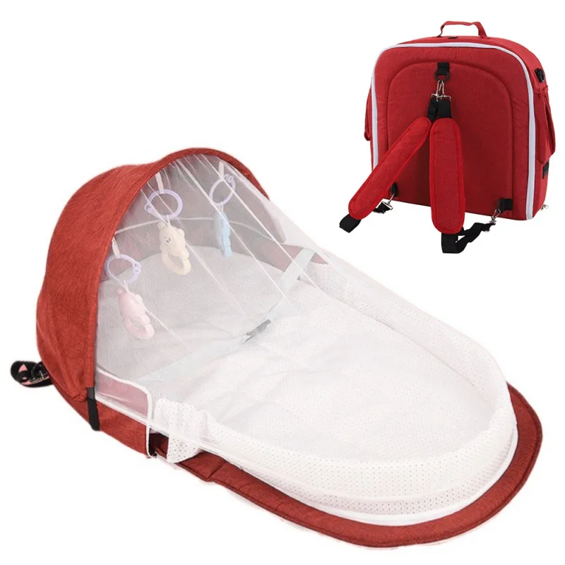 Портативная кроватка-гнездо для новорожденных, хлопок, москитная сетка, для путешествий, кровать для новорожденных, корзина для сна от AliExpress RU&CIS NEW
