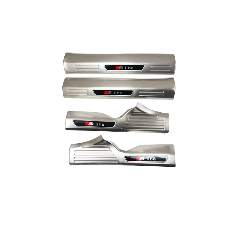 

Loyalty for Audi A4L 2019 Inner Door Sill Scuff Plate Cover Trim Stainless Steel Car Accessories