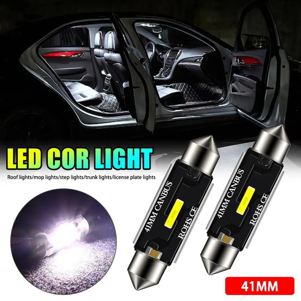 1 пара C5W светодиодный CANBUS C10W светильник 31 мм 36 39 41 CSP chip автомобильный Festoon для