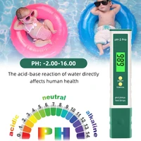 water quality tester portable ph meter pen color changing lcd display digital ph tester 0 14ph for aquarium swimming pool